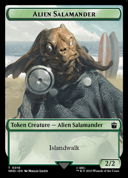 Alien Salamander Token