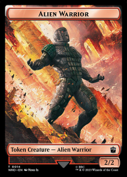 Alien Warrior Token - Инопланетный Воин Токен