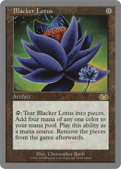 Flor de Loto Negra