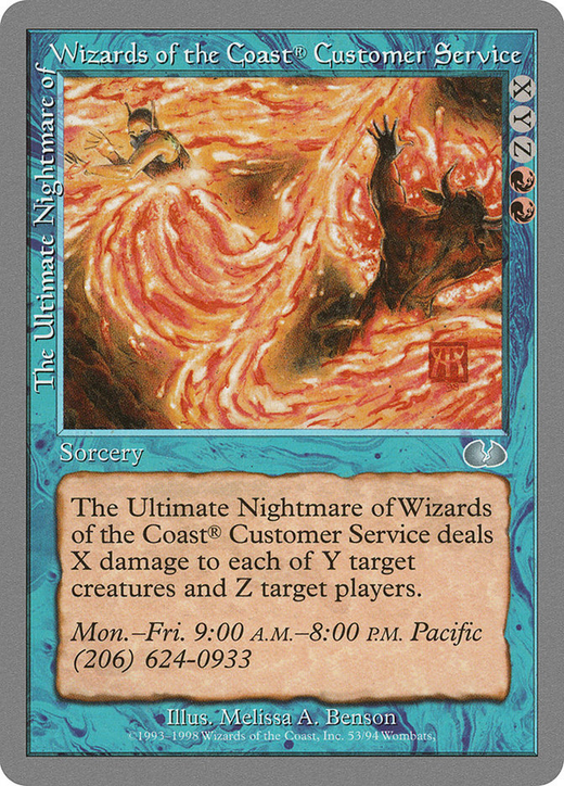 The Ultimate Nightmare of Wizards of the Coast® Customer Service Full hd image