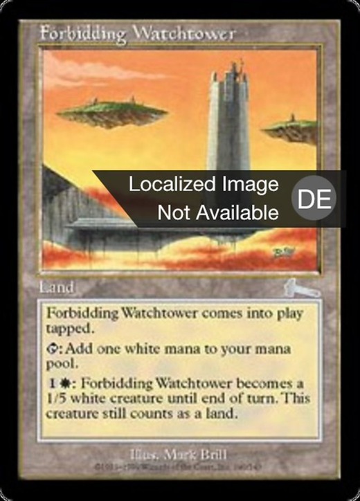 Abweisender Wachturm image