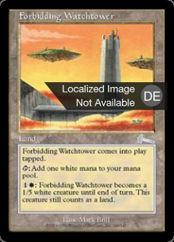 Abweisender Wachturm