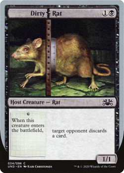 Schmutzige Ratte