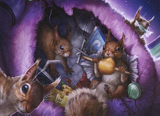 Squirrel Squatters Crop image Wallpaper