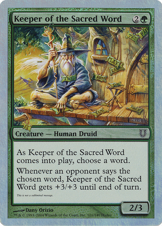 Keeper of the Sacred Word image