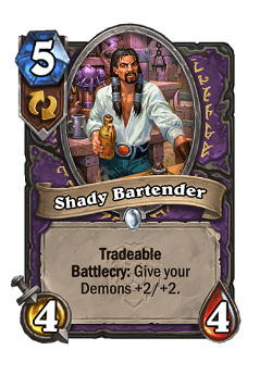 Shady Bartender