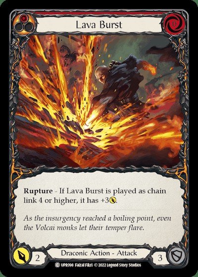 Lava Burst (1) Crop image Wallpaper