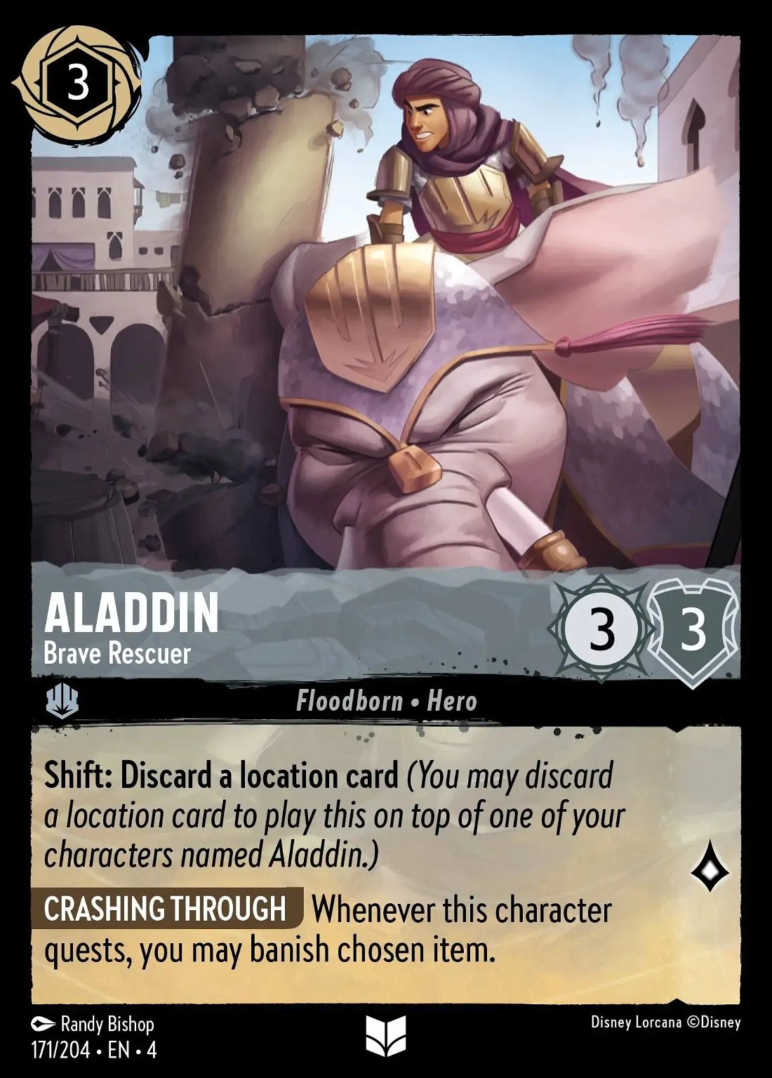 Aladdin - Brave Rescuer Crop image Wallpaper