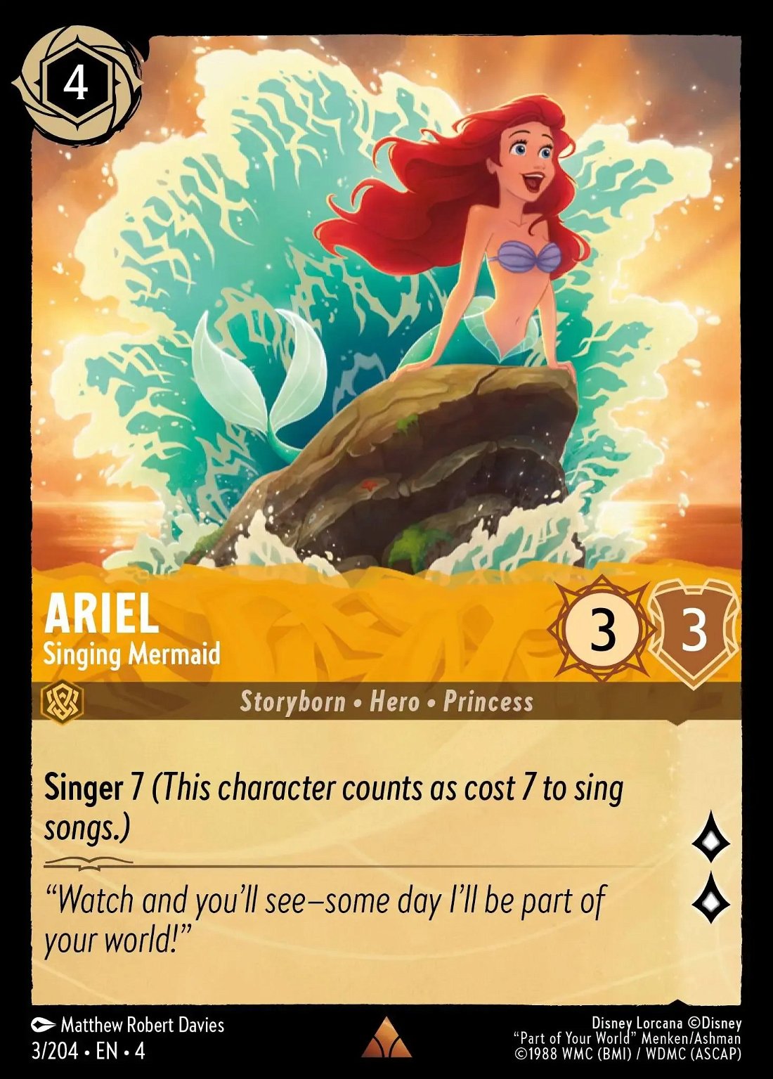 Ariel - Singing Mermaid Crop image Wallpaper