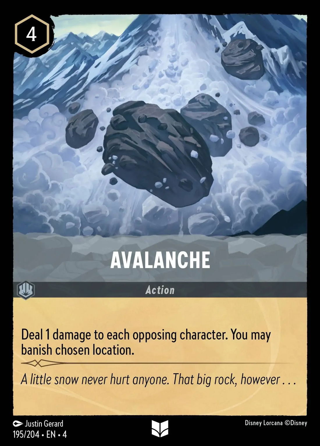 Avalanche Crop image Wallpaper