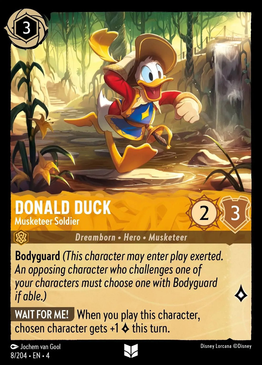 Donald Duck - Musketeer Soldier Crop image Wallpaper