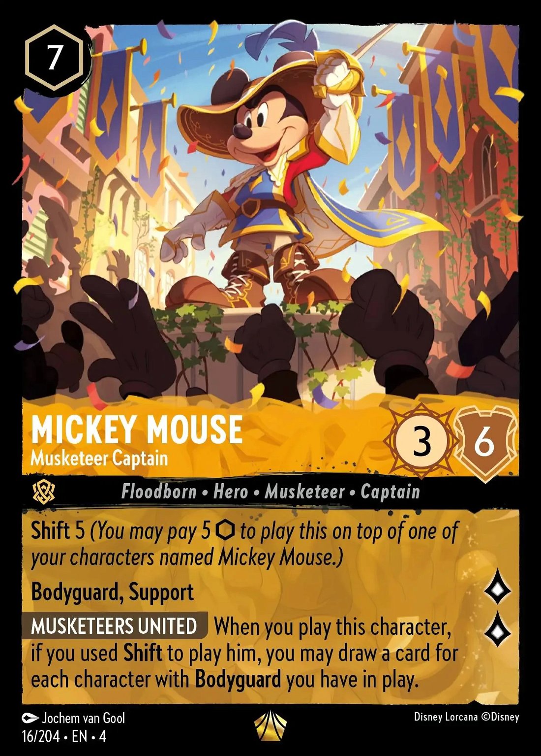 Mickey Mouse - Musketeer Captain Crop image Wallpaper