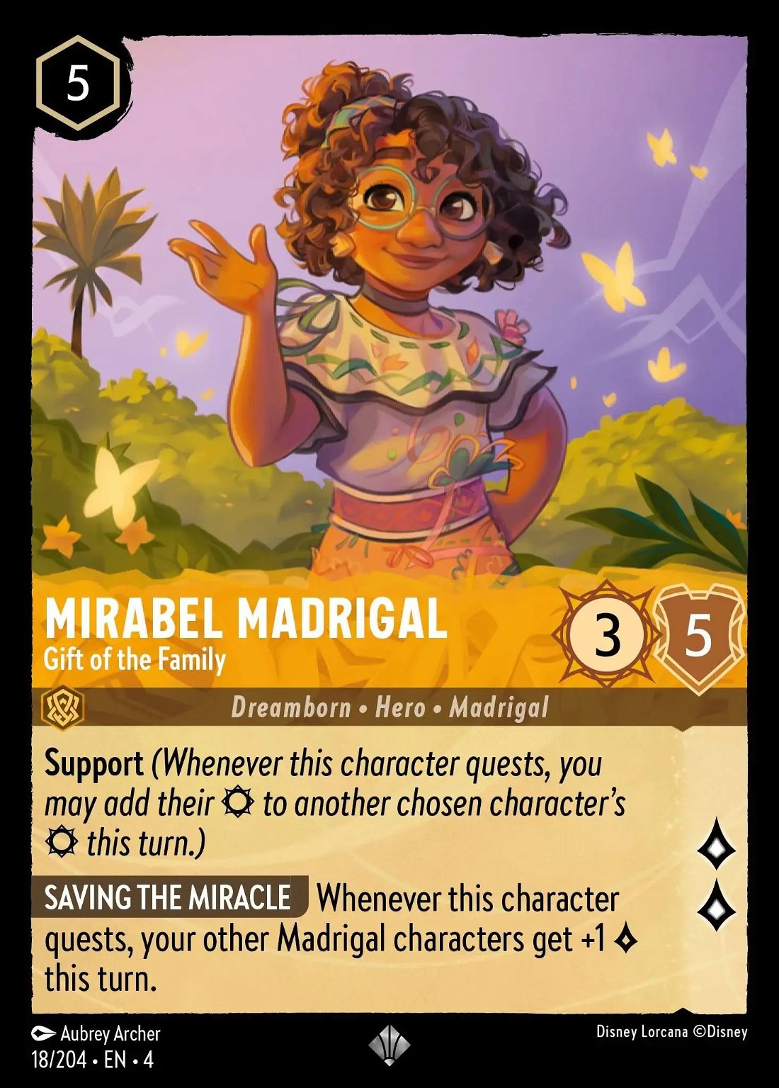Mirabel Madrigal - Gift of the Family Crop image Wallpaper