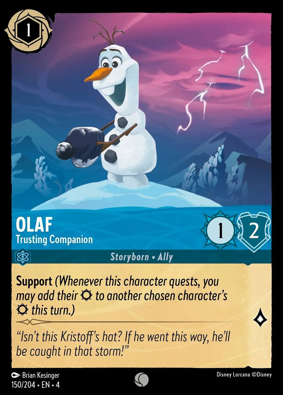 Olaf - Trusting Companion Crop image Wallpaper