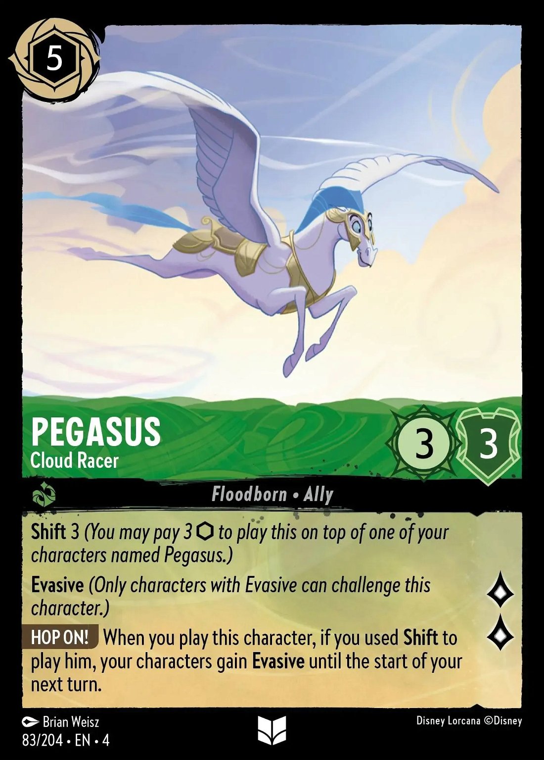 Pegasus - Cloud Racer Crop image Wallpaper