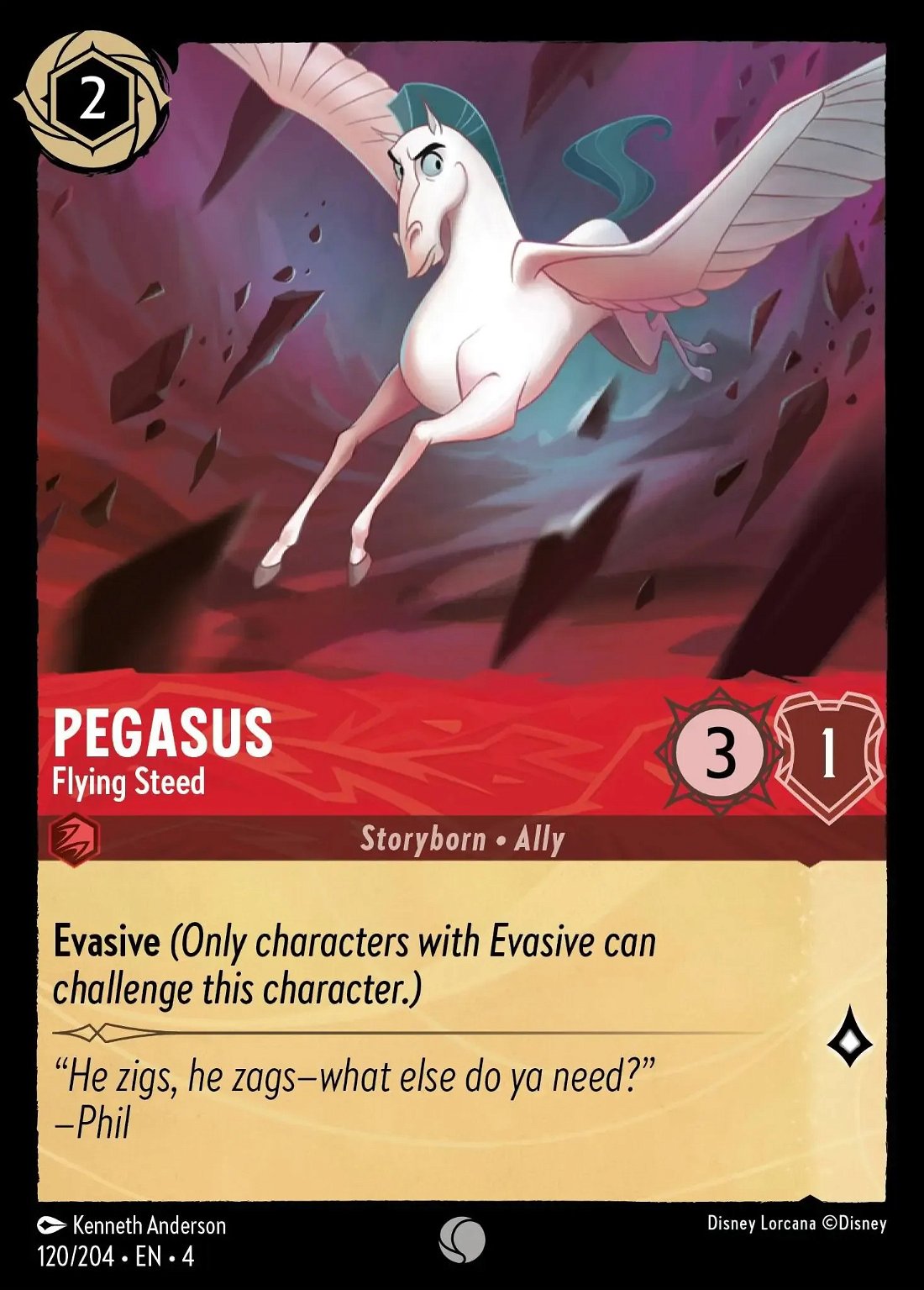 Pegasus - Flying Steed Crop image Wallpaper