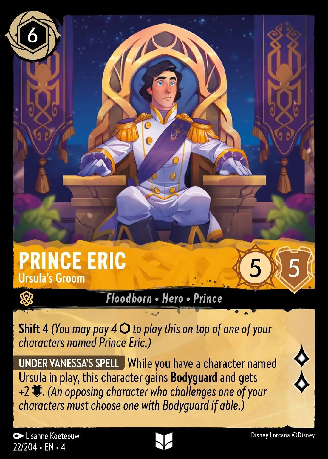 Prince Eric - Ursula's Groom Crop image Wallpaper