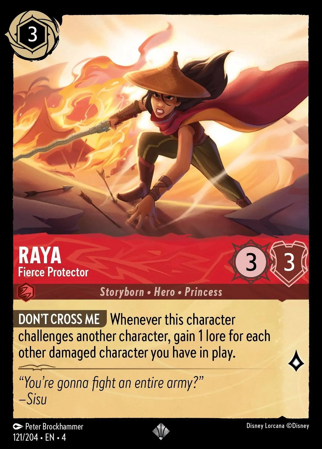 Raya - Fierce Protector Crop image Wallpaper