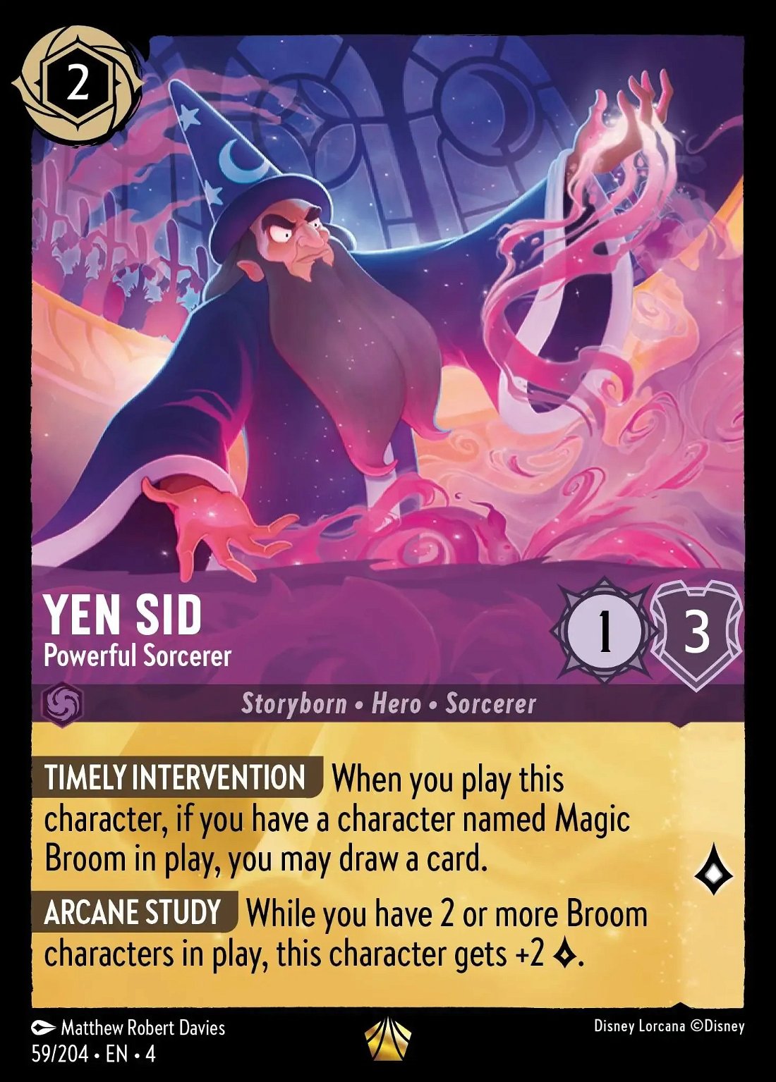 Yen Sid - Powerful Sorcerer Crop image Wallpaper