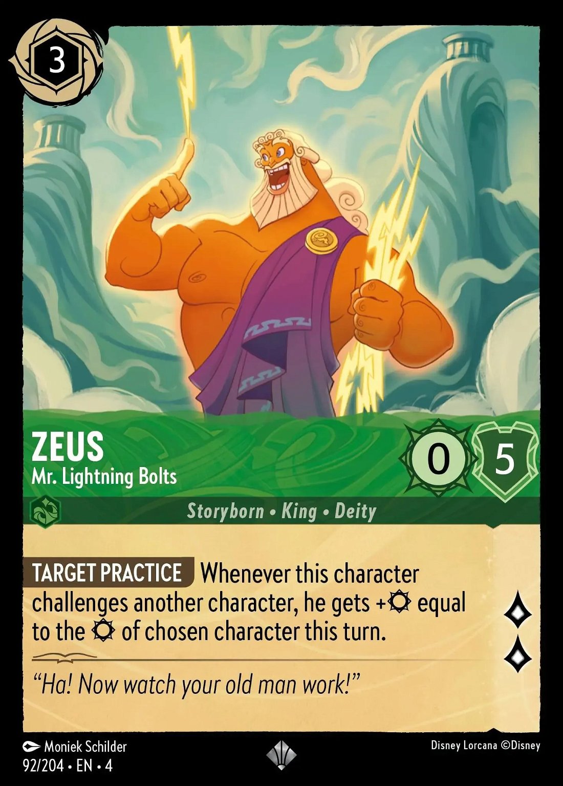 Zeus - Mr. Lightning Bolts Crop image Wallpaper