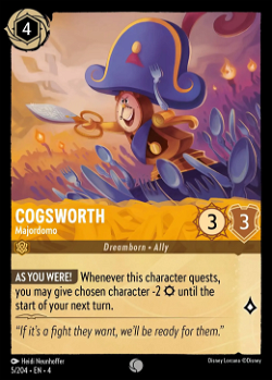 Cogsworth - Mayordomo