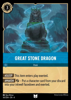 Giant Stone Dragon image