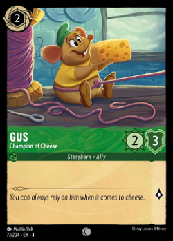 Gus - Champion of Cheese