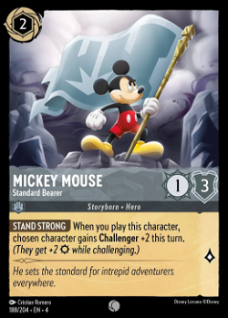 Mickey Maus - Standartenträger