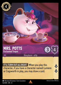 夫人波茨 - 魔法茶壶 image