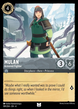 Mulan - Gepanzerter Kämpfer
