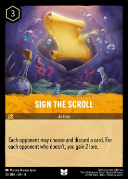 Sign the Scroll