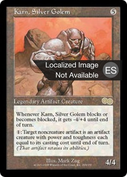 Karn, gólem de plata image