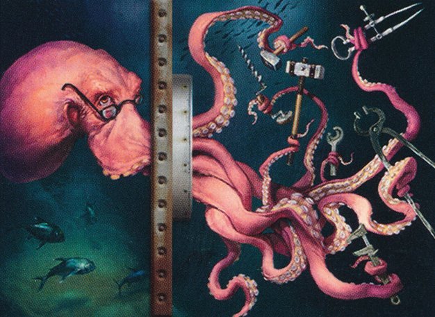 Crafty Octopus Crop image Wallpaper