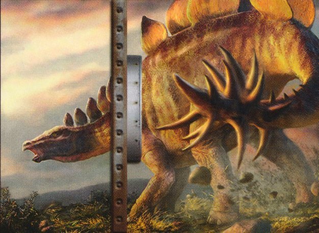Feisty Stegosaurus Crop image Wallpaper