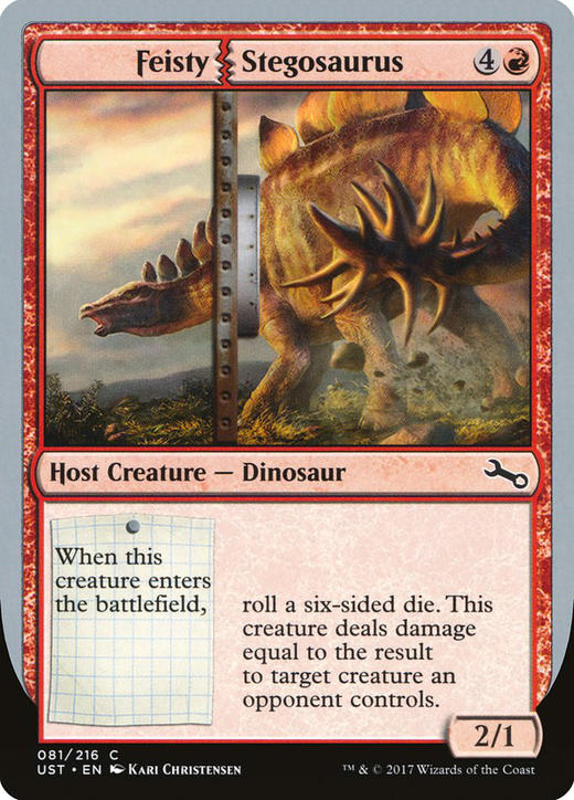 Feisty Stegosaurus image