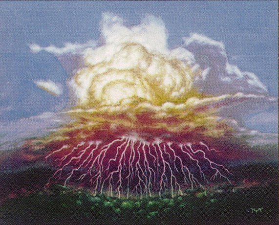 Lightning Cloud Crop image Wallpaper