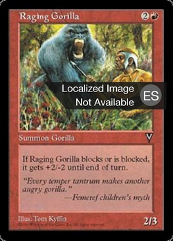 Gorila enfurecido image