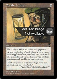 Combo Sands Of Time Lithoform Engine Magic The Gathering Mtg