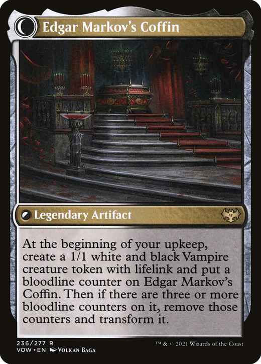 Edgar, Charmed Groom // Edgar Markov's Coffin Magic the Gathering