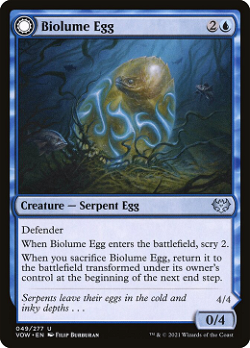 Huevo de Biolumen // Serpiente de Biolumen
