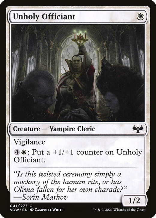 Unholy Officiant Full hd image