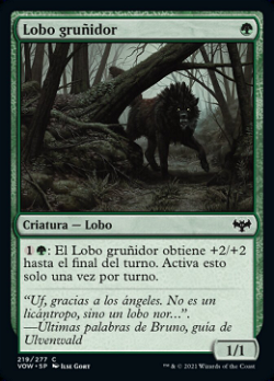 Lobo gruñidor image