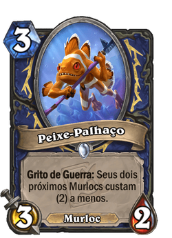 Peixe Palha o Clownfish Hearthstone HS Cartas