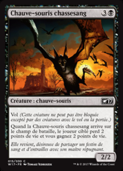 Chauve-souris chassesang