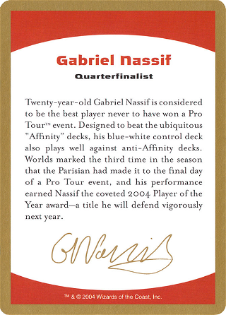 Gabriel Nassif Bio Card image