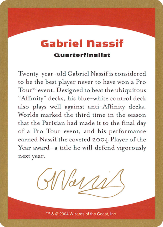 Gabriel Nassif Bio Card Full hd image
