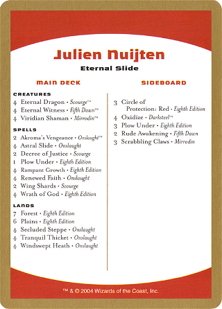 Julien Nuijten Decklist Card image