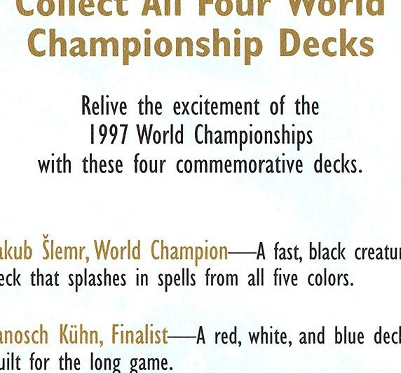 1997 World Championships Ad Card Crop image Wallpaper
