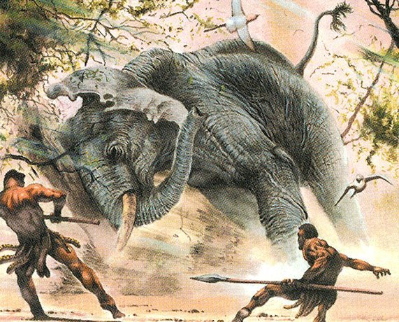 Rogue Elephant Crop image Wallpaper