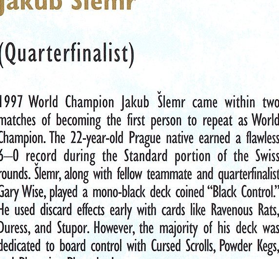 Jakub Šlemr Bio (1999) Card Crop image Wallpaper